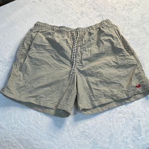 Southern Marsh tan hybrid swim trunks size medium